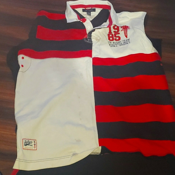 Tommy hilfigure long-sleeved rugby - Picture 1 of 4
